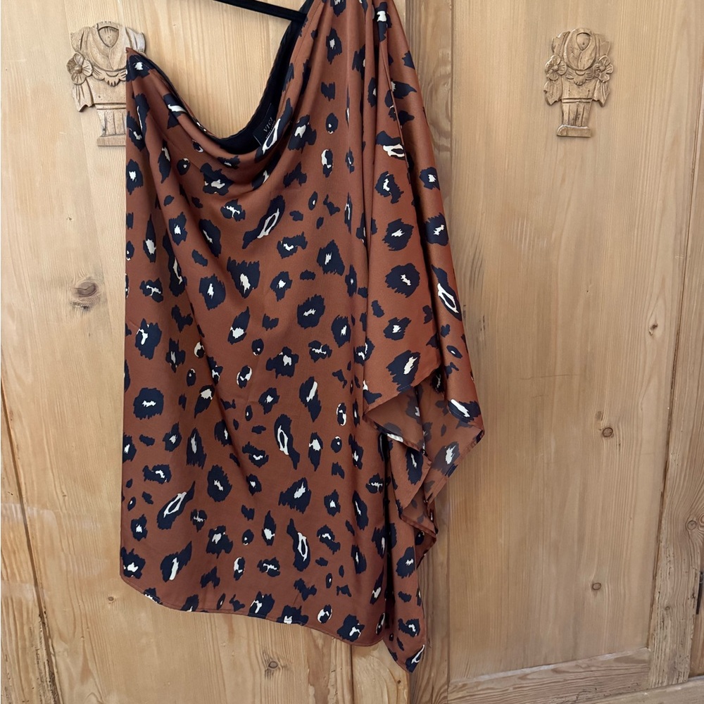 Vici Animal Print dress in Rich Brown